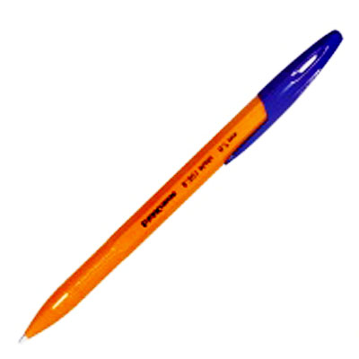 Ручка автомат синяя Erich Krause 0,7мм R-301 оранж 38512