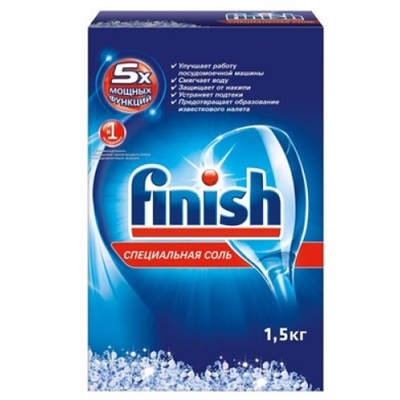 Соль FINISH для посудомоечных машин 1,5кг Финиш