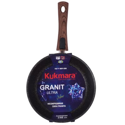 Сковорода 24см Kukmara Granit orig съем руч СГО242А