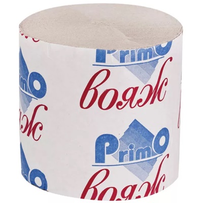 Туалетная бумага серая Primo Вояж (50шт/уп)