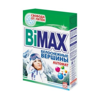Порошок автомат Бимакс BiMax 400г Белоснежные Вершины