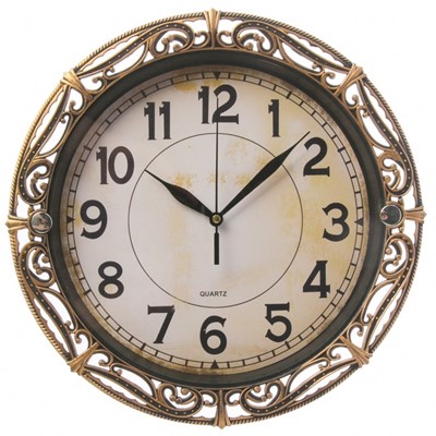 Часы настенные Классика Джина бронза 30 см 2586588