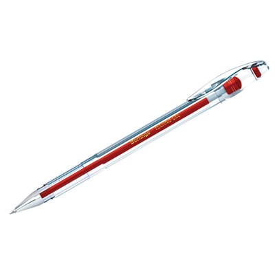 Ручка гелевая красная Berlingo 0,5мм CGp_50893