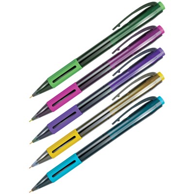 Ручка автомат синяя Berlingo SI-400 Color 0,7мм CBm_70500