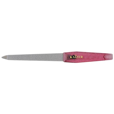 Пилка для ногтей алмазная KOR5 красная ручка 701020