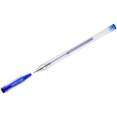Ручка гелевая синяя OfficeSpace 0,5мм BU_1714