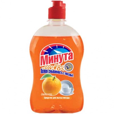 Жидкость для посуды Минута 500мл Апельсин