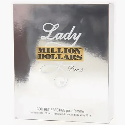 Набор подарочный жен ЮП ВЗ.Lady Millon Dollars (т.в 100мл+дез 75мл) марка