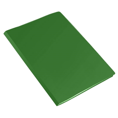 Папка с файлами 10шт А4 KWELT 0,5мм зеленая КР-000284