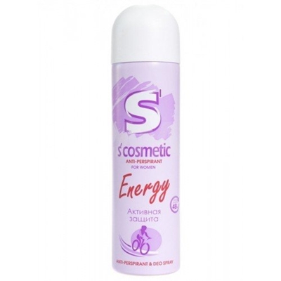 Дезодорант жен «S’cosmetic» спрей 145мл Energy