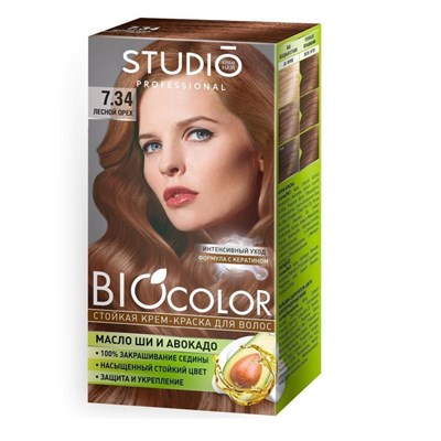 Краска для волос Biocolor 7.34 лесной орех