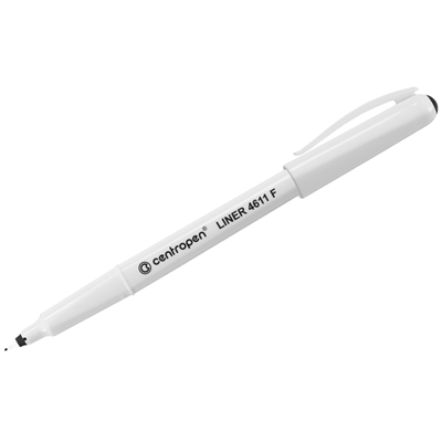 Ручка капиллярная черная (линер) Centropen 0,3мм Liner 4611