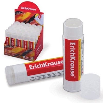 Клей-карандаш 15г Erich Krause Cristal 11007