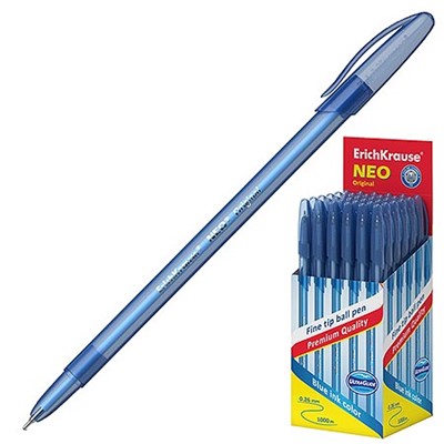 Ручка шариковая синяя Erich Krause 0,7мм Neo Original 46515
