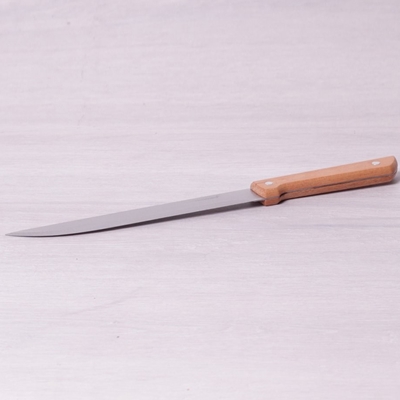 Нож кухонный нерж сталь 12,5см Камиле с дерев руч 5318
