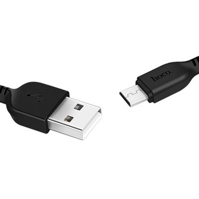 Кабель для зарядки Micro USB HOCO X20 3м 2A силикон черный