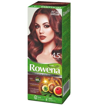 Краска-крем для волос Rowena soft silk №4.5 махагон