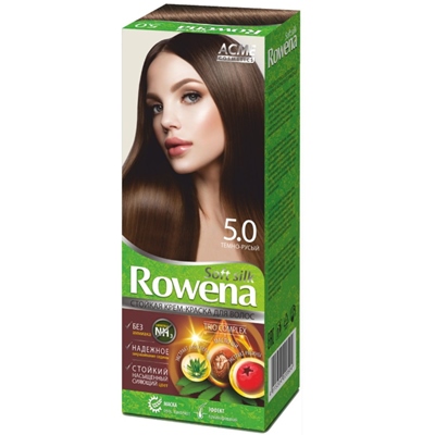 Краска-крем для волос Rowena soft silk №5.0 темно-русый