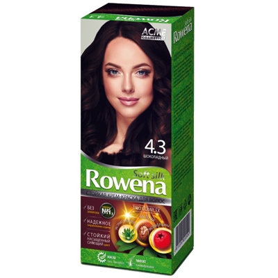 Краска-крем для волос Rowena soft silk №4.3 шоколад