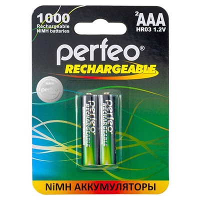 Аккумулятор микропал Perfeo ААА 1000mAh, цена за 1шт