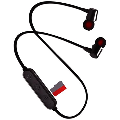 Наушники с микрофоном беспроводные Perfeo BELLS чёрные PF_A4308