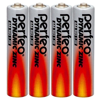 Батарейка микропал Perfeo R03/4SH Dynamic Zinc (PF_3644), цена за 1шт