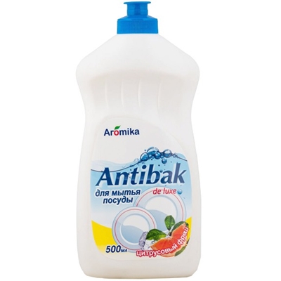 Жидкость для посуды Аромика Antibak De Luxe 500мл Цитрус фреш
