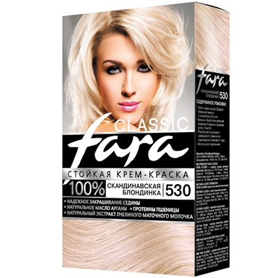 Краска для волос Фара классик 530 скандинавская блондинка