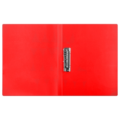 Папка с зажимом KWELT А4 красная, 0,5мм КР-000317