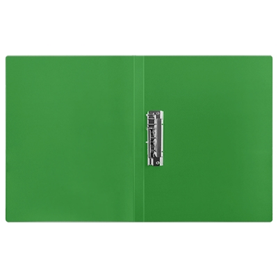 Папка с зажимом KWELT А4 зеленая, 0,5мм КР-000316