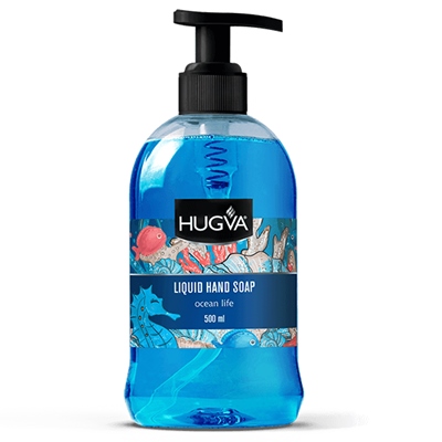 Мыло жидкое HUGVA (Хугва) океан голубой 500мл