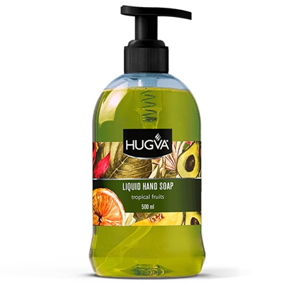 Мыло жидкое HUGVA (Хугва) тропич фрукты зеленый 500мл
