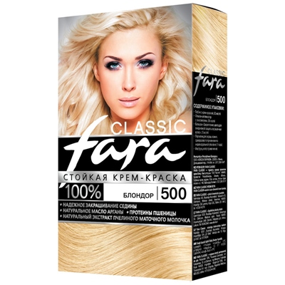 Краска для волос Фара классик 500 блондор