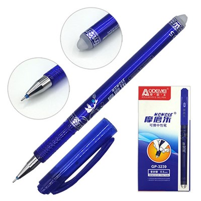 Ручка пиши-стирай синяя 0,5мм Kwelt K-04471