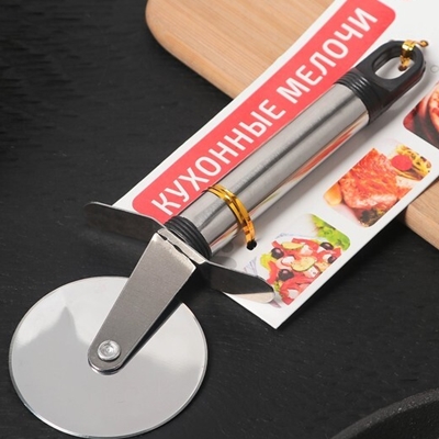 Нож для пиццы EV-132-2 ручка метпласт