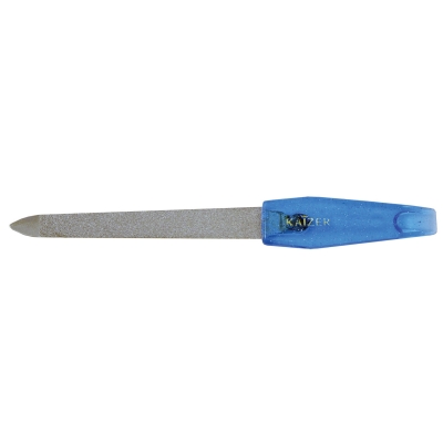 Пилка для ногтей алмазная KOR5 синяя ручка 701024