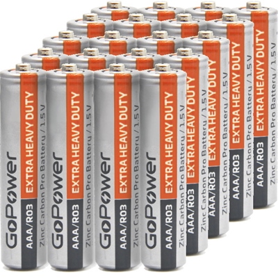 Батарейка микропал GoPower R03 AAA Shrink 4 Heavy Duty 1.5V цена за 1шт