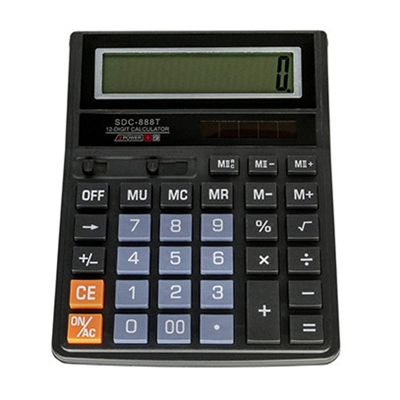 Калькулятор 12-разрядный 19,4*15*2,8см SDC-888T