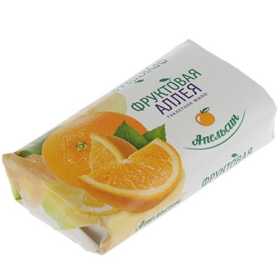 Мыло Нэфис Фруктовая аллея 90г апельсин