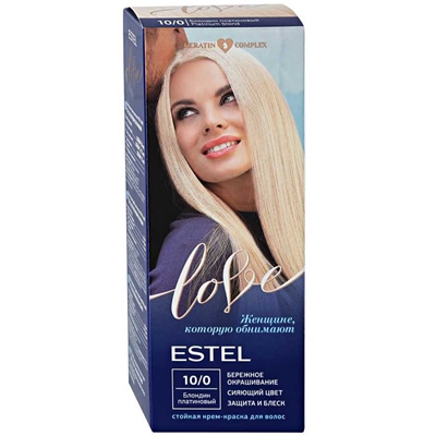 Краска для волос Эстель Love 10/0 блондин платиновый