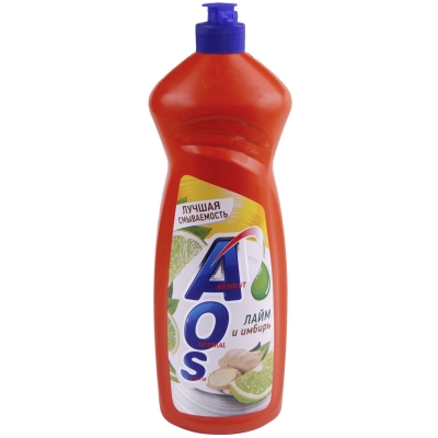 Жидкость для посуды AOS 900мл (АОС) Лайм и имбирь
