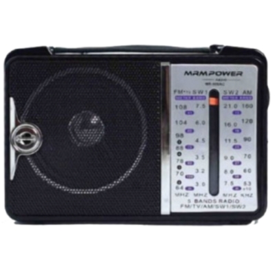 Радиоприемник MRM-Power MR-606AC пластик Jack3.5 черный A4764