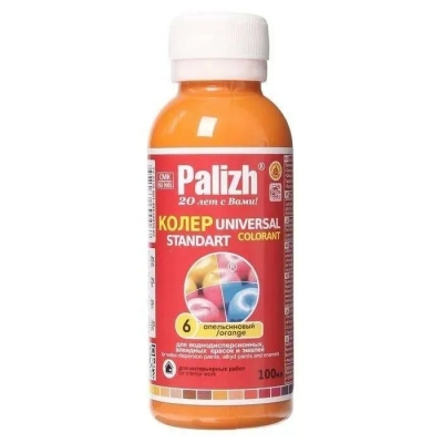 Колер универсальный PALIZH (0,1л 140гр) №06 апельсин