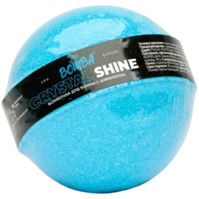 Бурлящий шар для ванн The Bombbath 120г Кристальный блеск