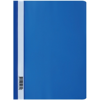 Скоросшиватель пластик А4 СТАММ 160мкм (без перф) синяя ММ-32251