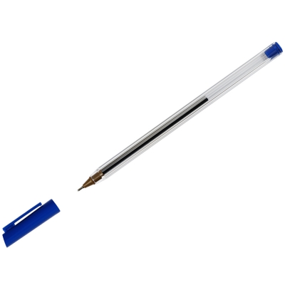 Ручка шариковая синяя СТАММ 