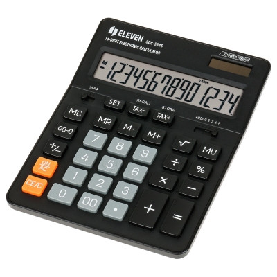 Калькулятор Eleven 14-разр 155*205*36мм двойное питание SDC-554S
