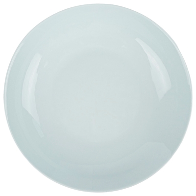Тарелка плоская 18,5см голубой фарфор тп7-0004