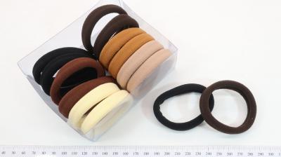 Резинки для волос RC-105 кофе тугие 5,5cм 14шт, цена за уп-ку