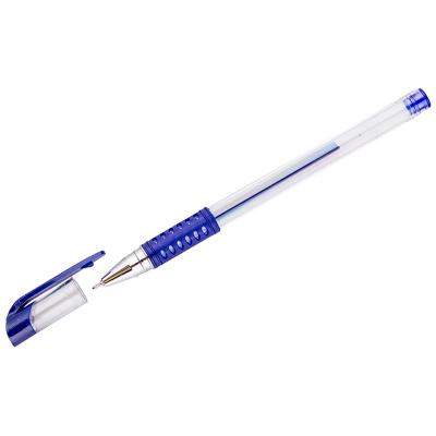 Ручка гелевая синяя OfficeSpace 0,5мм игольч GP905BU_6600